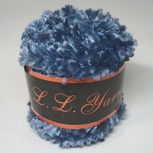 3/$15 L.L. Yarn Tufted Chenille 1.75oz/50g 24yds/22m 100% Polyester Dusty Blue